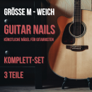 Set Nagel-Tips für Gitarre-Spieler Größe M - weich